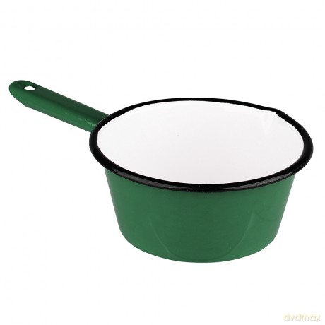 Rondel Stożkowy z Trzonkiem I Dzióbkiem 0,6l Śr.14cm Wys.7cm Zieleń