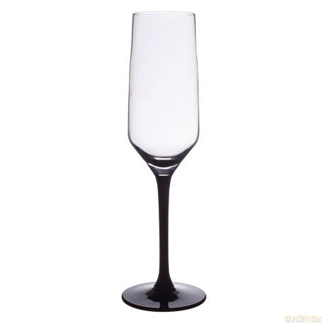 Rubin Black Kpl. 6 Kieliszków Szampan 220ml