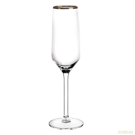Rubin Gold Kpl. 6 Kieliszków Szampan 220 Ml
