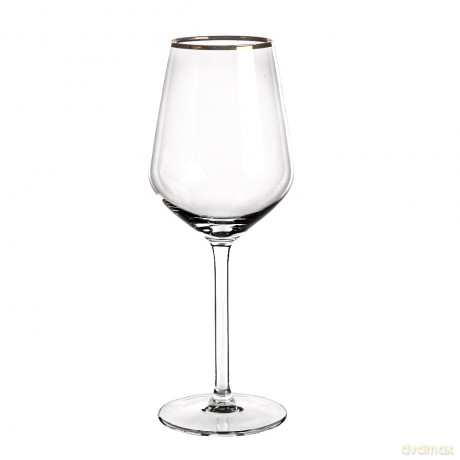 Rubin Gold Kpl. 6 Kieliszków Wino Białe 370 Ml