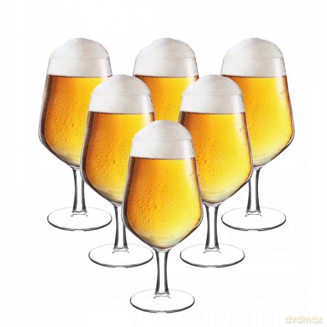 Rubin Komplet 6 Pokali Do Piwa 500ml