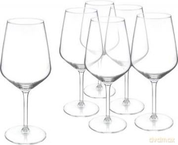 Rubin Kpl. 6 Kieliszków Wino Czerwone 530ml