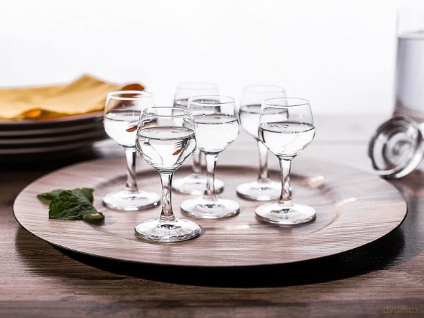 Rubin Kpl. 6 Kieliszków Wódka 40 Ml