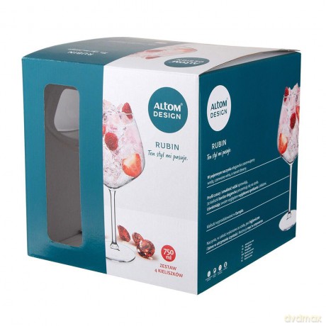 Rubin Xxl Kieliszek Kpl.4 Kieliszków 750ml