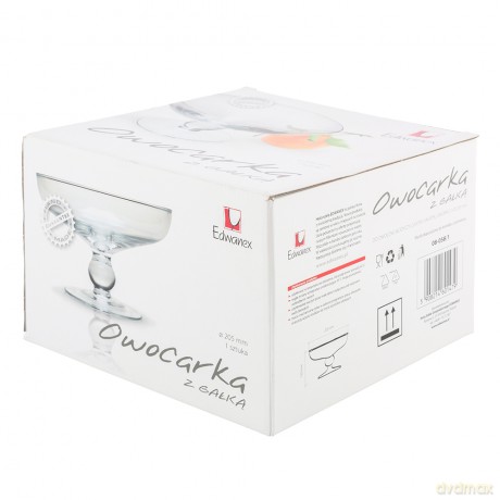 Salaterka Na Nodze z Gałką Śr.20,5cm,H-13cm (Color Box) (08-058/1)