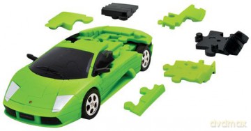 CARS 3D - Lamborghini Murcielago (zielony) [PUZZLE]