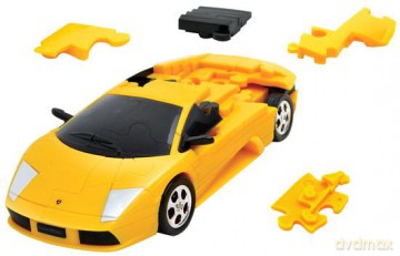 CARS 3D - Lamborghini Murcielago (żółty) [PUZZLE]