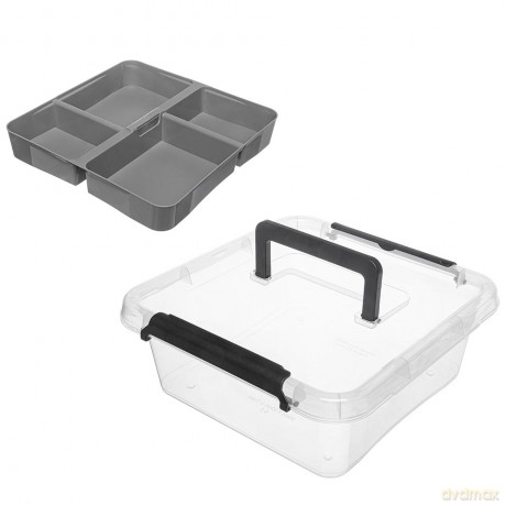Simplestore Insert Pojemnik Do Przechowywania z Pok. I Rączką 29x29x11cm 6l (1377)