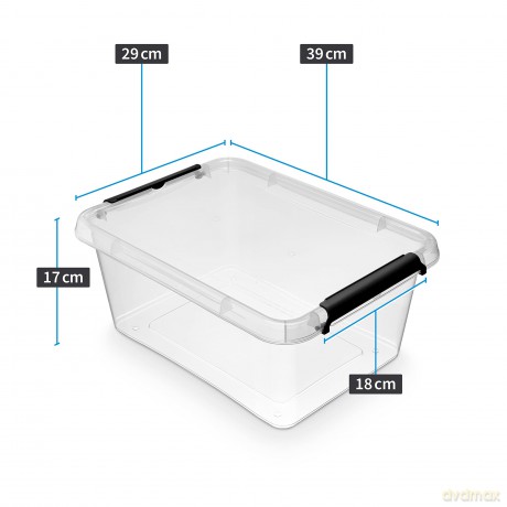 Simplestore Pojemnik Do Przechowywania z Pok.39x29x16,5cm 12,5l (1522)