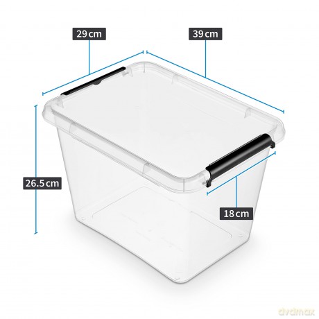 Simplestore Pojemnik Do Przechowywania z Pok.39x29x26cm 19l (1532)