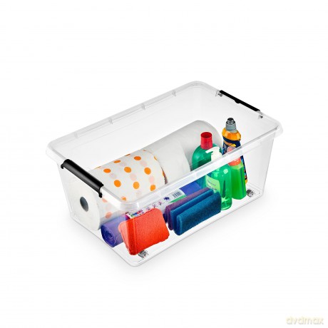 Simplestore Pojemnik Do Przechowywania z Pok.Na Kółkach 58x39x25cm 40l (1722)