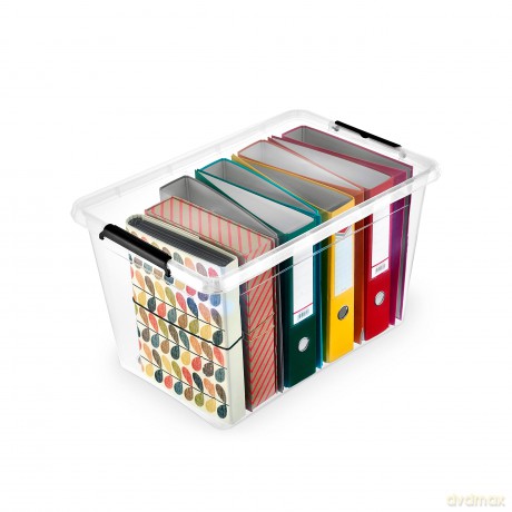 Simplestore Pojemnik Do Przechowywania z Pok.Na Kółkach 58x39x35cm 60l (1732)