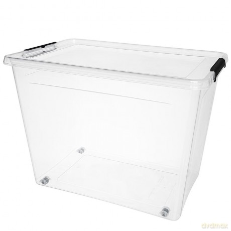 Simplestore Pojemnik Do Przechowywania z Pok.Na Kółkach 58x39x42cm 80l (1742)