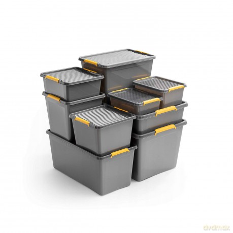 Solidstore Pojemnik Do Przechowywania z Pok.Na Kółkach 58x39x35cm 60l (1732)