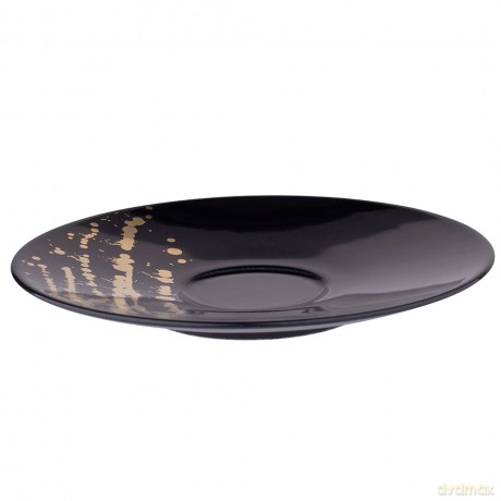 Splendor Spodek 16cm Czarny Złoty