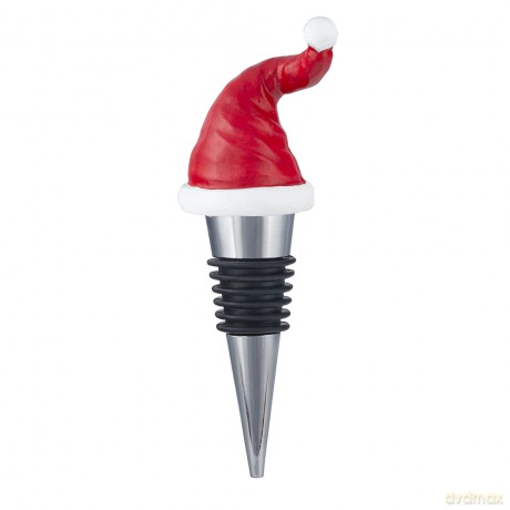 Stopper Do Wina Czapka Mikołaja 10,5x3x2 cm