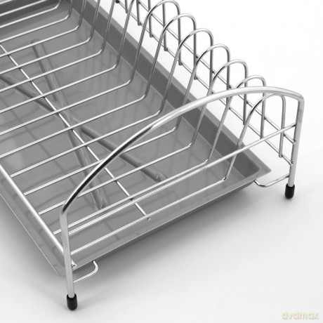 Suszarka Do Naczyń 1-Poziomowa 40cm z Tacką 1g Chrom