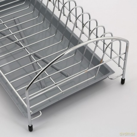 Suszarka Do Naczyń 1-Poziomowa 40cm z Tacką 1g Chrom