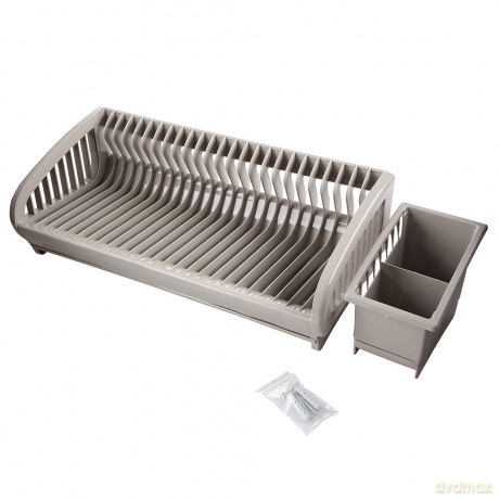 Suszarka Do Naczyń z Ociekaczem Taupe 47,5x22x20cm