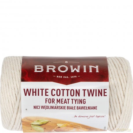 Sznurek Wędliniarski Bawełniany Do 300c, 100g, Do Pieczenia, Gotowania, Peklowania, Wędzenia (310201