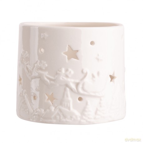 Świecznik Porcelanowy Na Tealight 10x10x8 cm