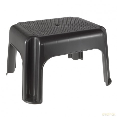 Taboret Prostokątny 36,5x30x24cm Grafit (10230)