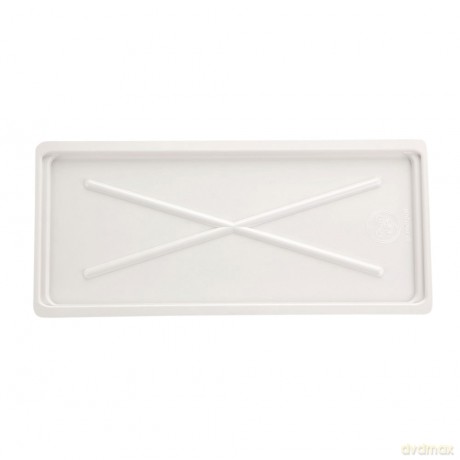 Tacka Biała Szeroka Utwardzana 50x22,5cm (Do Suszarek 50cm)