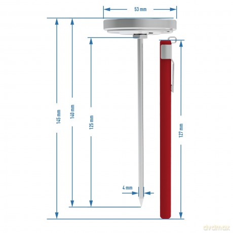 Termometr Do Pieczenia Mięs 0c+120c (100600)