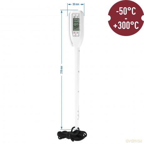 Termometr Do Pieczenia Mięs Cyfrowy Wbijany 50c+300c (185002)