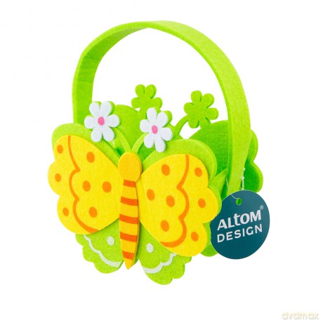 Torebka Filcowa Motyl 16,5x7,5x12,5 cm