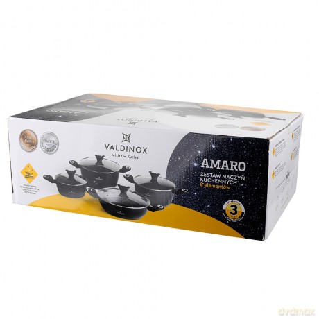 Valdinox Amaro Zestaw Garnków 8 Elem. (Colorbox)