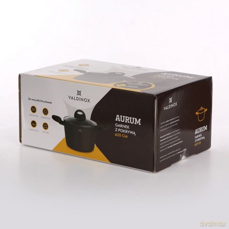 Valdinox Aurum Garnek 20cm z Pokrywą 3,2l