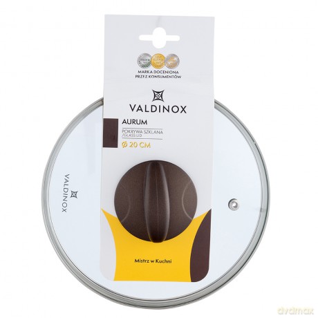 Valdinox Aurum Pokrywa Szklana 20cm