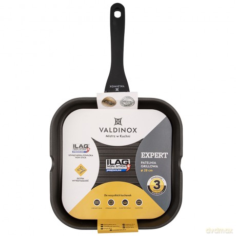 Valdinox Expert Patelnia Grillowa 28cm