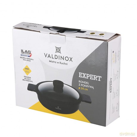 Valdinox Expert Rondel 24cm z Pokrywą 2,5l.