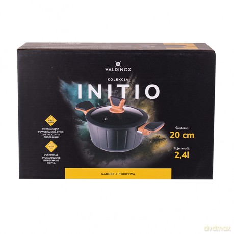 Valdinox Initio Garnek 20cm z Pokrywą 2,4l.