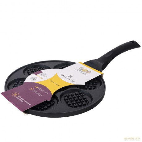 Valdinox Patelnia Do Placków I Jajek Sadzonych Odlewana 26cm Wafel