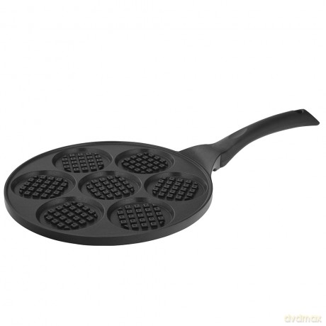 Valdinox Patelnia Do Placków I Jajek Sadzonych Odlewana 26cm Wafel