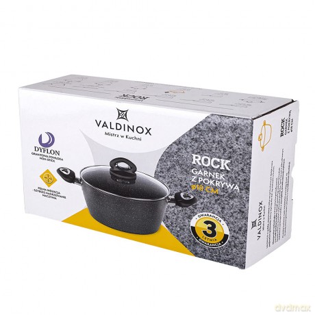 Valdinox Rock Garnek 18cm z Pokrywą 1,7l