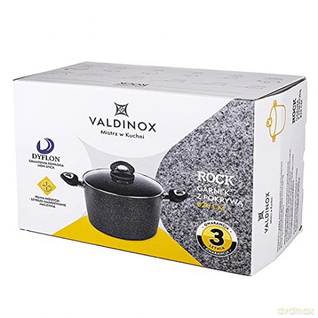 Valdinox Rock Garnek 26cm z Pokrywą 7,5l