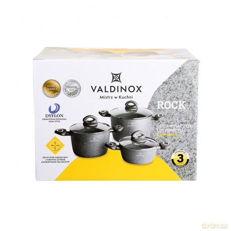 Valdinox Rock Zestaw Garnków 6 Elem. (Colorbox)