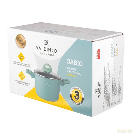 Valdinox Sabio Garnek 20cm z Pokrywą 3,2l