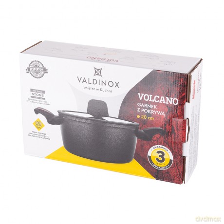 Valdinox Volcano Garnek 20cm z Pokrywą 2,0l.