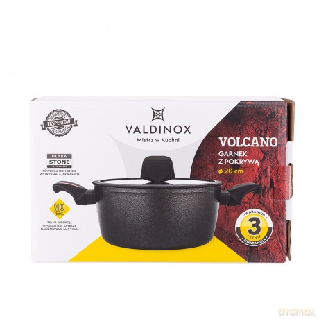 Valdinox Volcano Garnek 20cm z Pokrywą 2,0l.