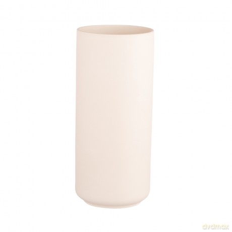 Wazon Ceramiczny 11x11x25 cm Kremowy