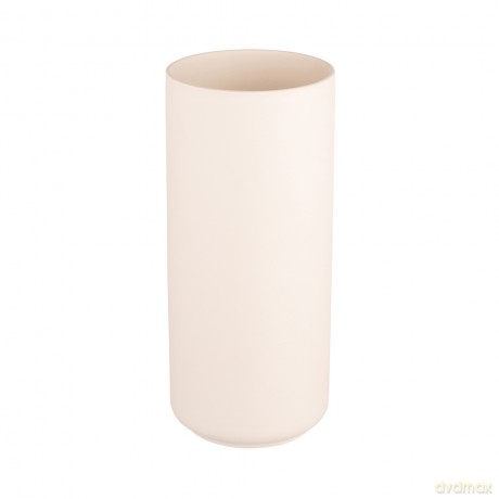Wazon Ceramiczny 11x11x25 cm Kremowy