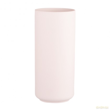 Wazon Ceramiczny 11x11x25 cm Pudrowy Róż