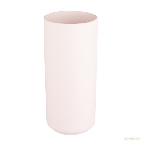 Wazon Ceramiczny 11x11x25 cm Pudrowy Róż