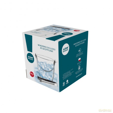 Wiaderko Do Lodu 880 Ml Ze Szczypcami (Color Box)
