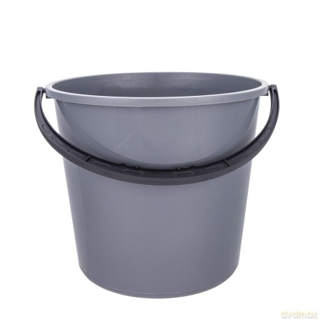 Wiadro z Uchwytem Plastikowym 10l Szary